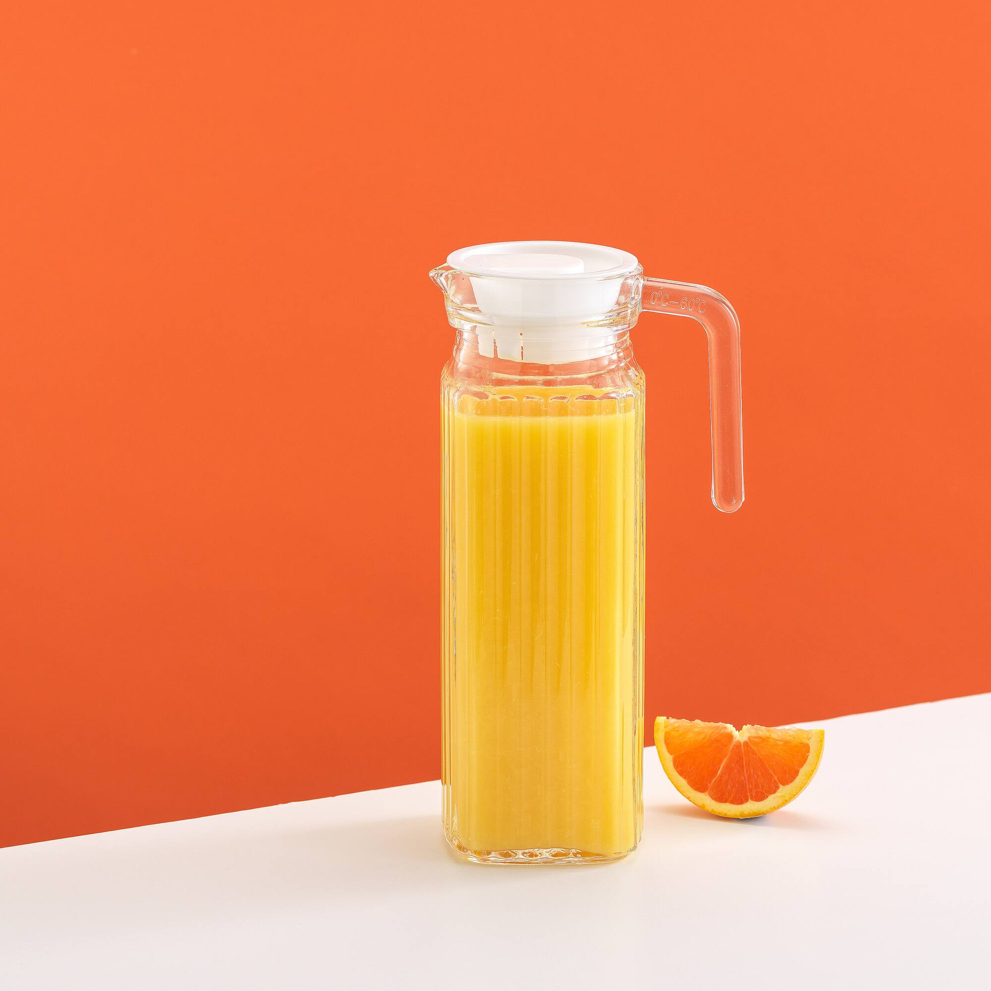 JoyJolt® 40oz. Beverage Serveware Glass Pitcher
